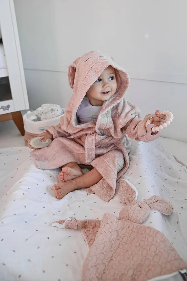 BAMBOOM ACCAPPATOIO SPUGNA ROSA 4-6 ANNI