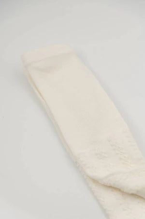 Bamboom calzamaglia traforata panna 796