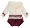 CALAMARO COMPLETO BLUSA+CULOTTE PIZZO 11247