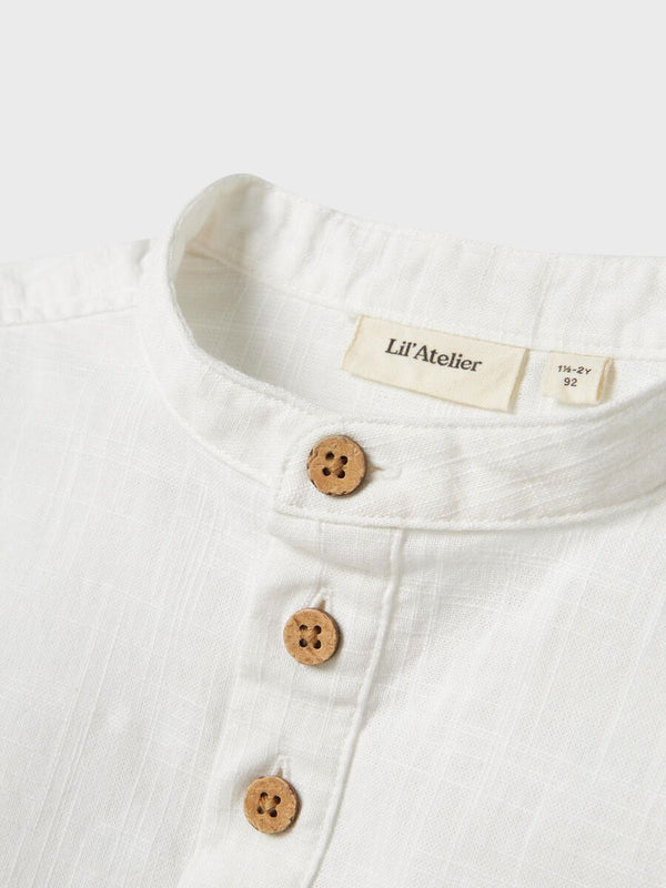 LIL ATELIER CAMICIA COCONUT MILK