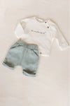 BAMBOOM JEANS SHORT ACQUA GREY
