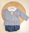 RAPIFE COMPLETO CAMICIA E BERMUDA BLU