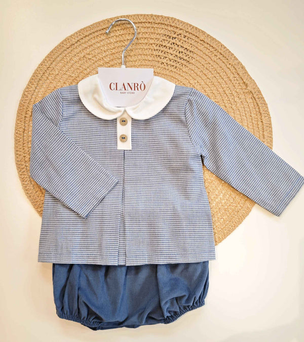 RAPIFE COMPLETO CAMICIA E BERMUDA BLU
