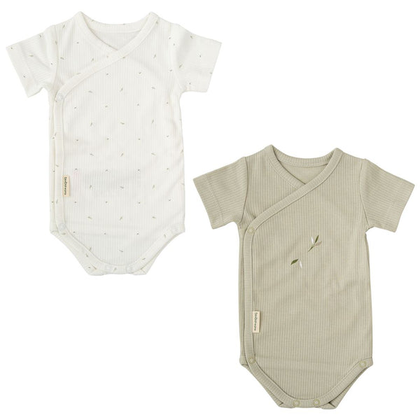 BIMBIDREAMS SET 2PZ BODY MANICA CORTA 50%BAMBù50%COTONE 0-1 MESE CORNELIA
