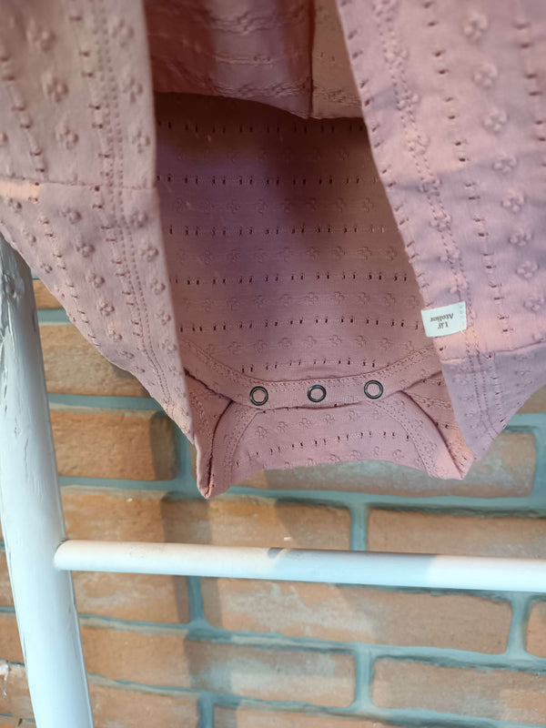 LIL ATELIER ABITO CON BODY MISTY ROSE