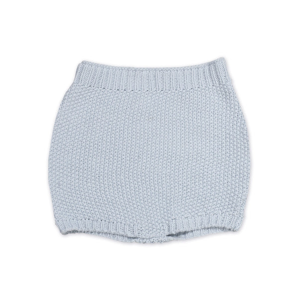 PASITO A PASITO SET MAGLIA IN TRICOT + CULOTTE + BODY BAMBULA AZZURRO 0-1 MESE