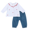 CHICCO SET 2 PZ T-SHIRT+PANTALONI LUNGHI