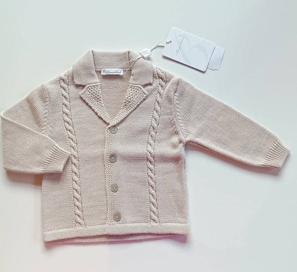 BARCELLINO CARDIGAN IN LANA BEIGE 125516
