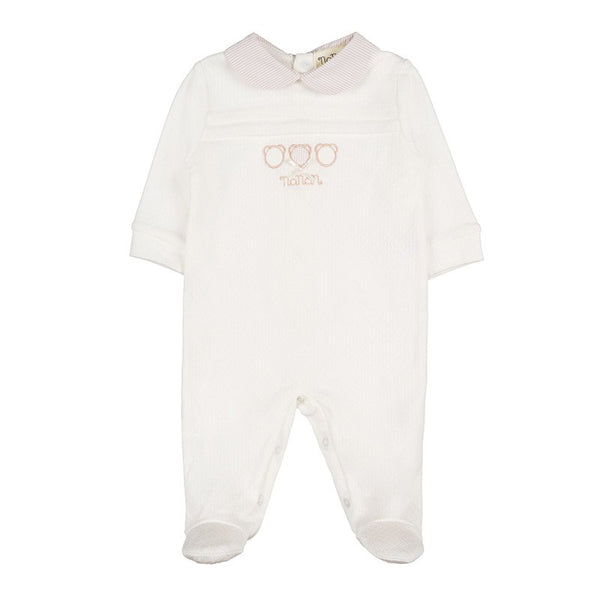 NANAN TUTINA COTONE ORGANICO BIANCA BEIGE