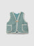 LARANJINHA GILET DI PELLICCIA VERDE I6675J36