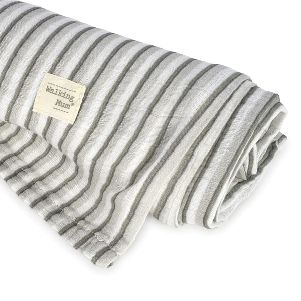 WALKING MUM MUSSOLA BOTTON STRIPS 120X120