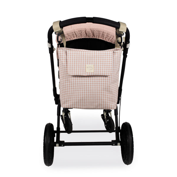 WALKING MUM Borsa Fasciatoio I Love Vichy Rosa (IV)