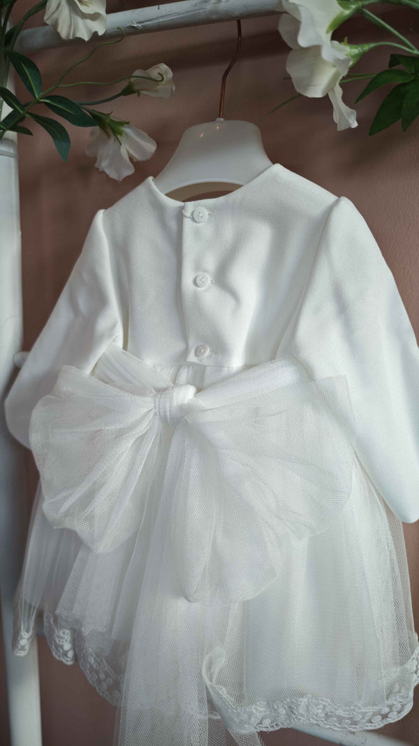 AMAYA ABITO BATTESIMALE TULLE E PIZZO 621158