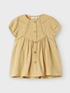 LIL ATELIER VESTITO GIALLO SABBIA