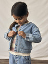 LIL ATELIER camicia Medium Blue Denim