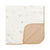 COPERTINA CLINICA 75X75 REVERSIBILE BEIGE E BIANCO FANTASIA