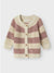 LIL ATELIER CARDIGAN TURTLEDOVE/MISTY ROSE