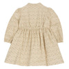 CHICCO ABITO VELLUTO A COSTE BEIGE CON FIORI 102672