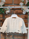 CONDOR CARDIGAN ZIGZAG TRAFORATO LATTE