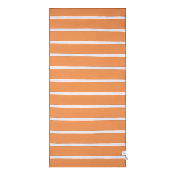 SWIMESSENTIAL Telo mare in microfibra - ARANCIO-SEA STARS 135X65