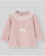 PAZ RODRIGUEZ COMPLETO COTONE/CASHMERE COLLO PIZZO ROSA CIPRIA
