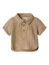 LIL ATELIER CAMICIA GIALLO SABBIA