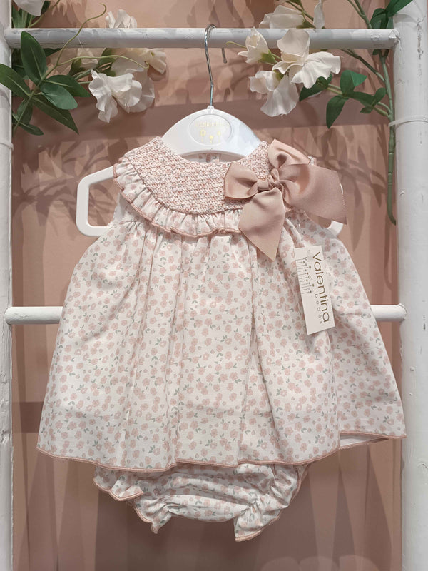 VALENTINA BEBES ABITO MARA ROSA+CULOTTE