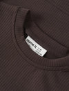 NAME IT MAGLIA A COSTE CHOCOLATE PLUM