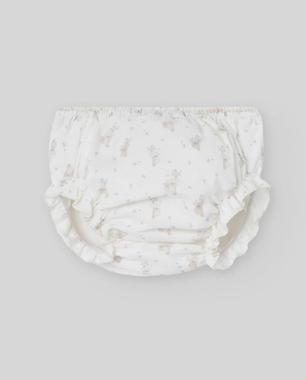 PAZ RODRIGUEZ ABITO IN COTONE,CASHMERE E VELLUTO A COSTINE+CULOTTE KOALA