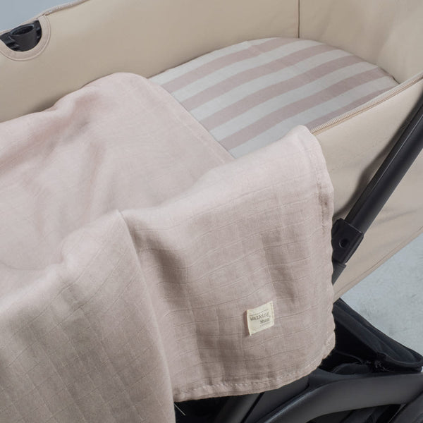 WALKING MUM LENZUOLO CON ANGOLI PER CARROZZINA + MUSSOLA SINTRA BEIGE