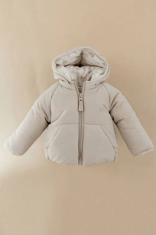 Bamboom giacca uni con tasca davanti sand