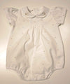 MARLù EK6123 PAGLIACCETTO PIQUET POIS BIANCO/NOCE CIELO