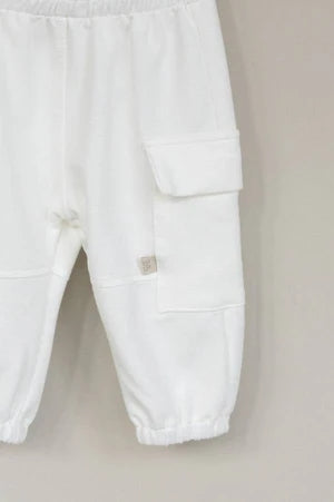 BAMBOOM PANTALONI WORKER OFF WHITE