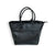 BAMBOOM Tote Bag in recycled Eco-Leather - Shoulder strap - zip closure + extra snap hook closure - 35 x 53 x 25cm