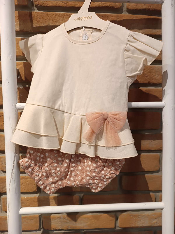 CALAMARO COMPLETO CASACCA ECRù+CULOTTE