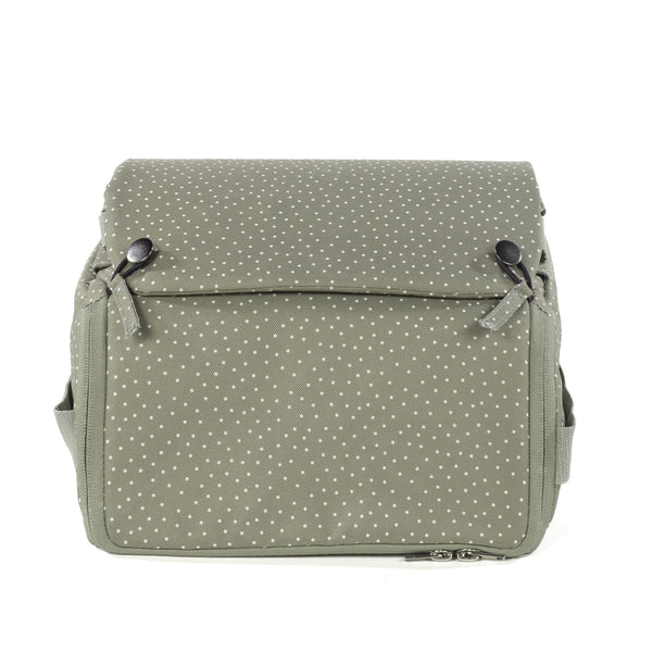 WALKING MUM SEGGIOLONE PORTATILE MUSCHIO POIS VERDE