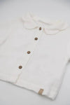 BAMBOOM CAMICIA COLLO A FIORE OFFWHITE