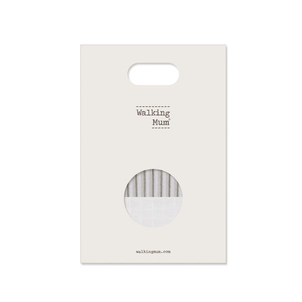 WALKING MUM LENZUOLO CON ANGOLI PER CARROZZINA + MUSSOLA BOTTON STRISCE