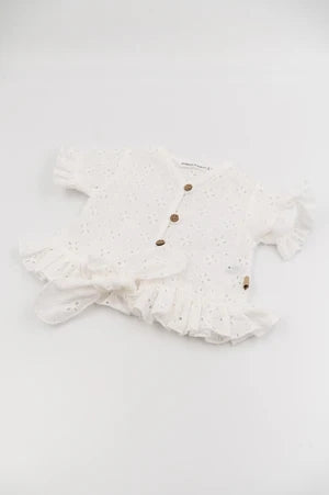 BAMBOOM TOP BLUSA OFFWHITE