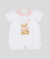 LE BEBè LBG6261 PAGLIACCETTO NEONATA BIANCO-ROSA