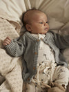 LIL ATELIER CARDIGAN limestone
