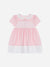 PATACHOU ABITO MEZZA MANICA PUNTO SMOCK ROSA