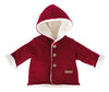CALAMARO CAPPOTTINO BORDEAU CON INTERNO TEDDY BIANCO