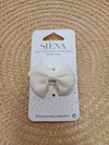 SIENA PINZA CON DOPPIO FIOCCO GROS GRAIN LATTE