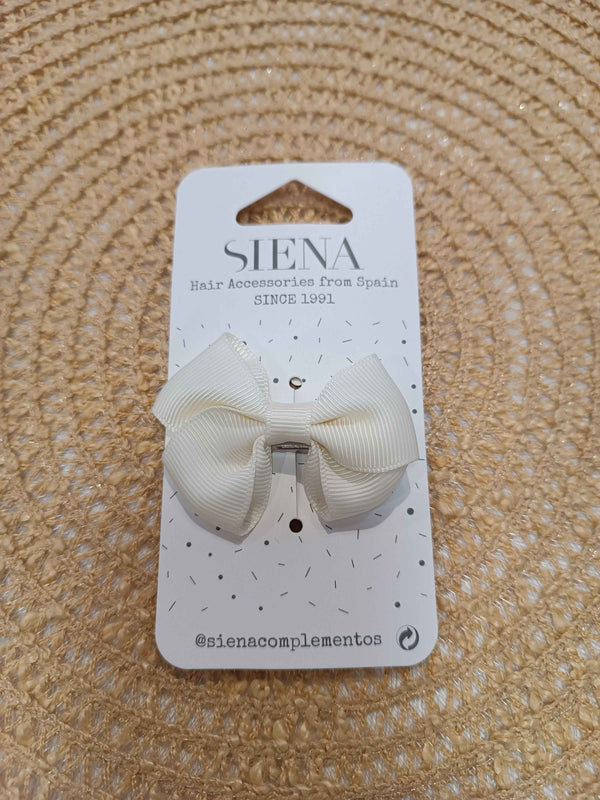 SIENA PINZA CON DOPPIO FIOCCO GROS GRAIN LATTE