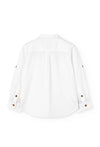 BOBOLI CAMICIA LINO BIANCA