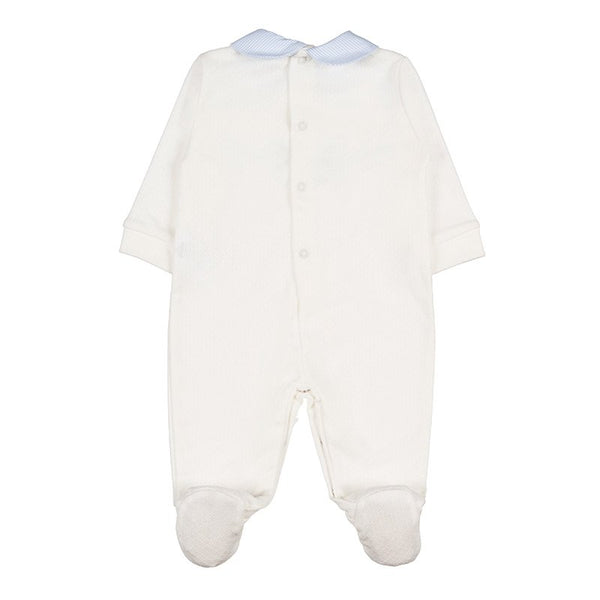 NANAN TUTINA COTONE ORGANICO BIANCA AZZURRA
