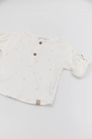 BAMBOOM CAMICIA PRINT LEAVES