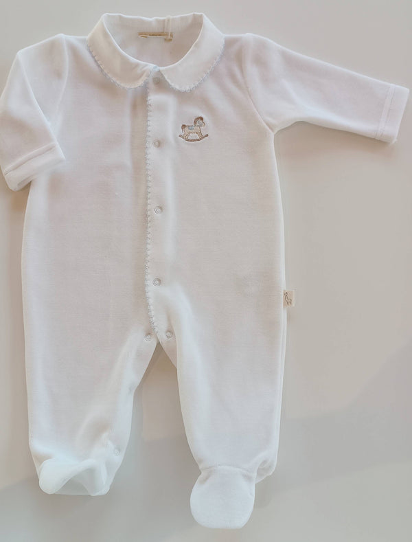 BABYGI TUTINA CINIGLIA CAVALLUCCIO A DONDOLO BIANCA/AZZURRA