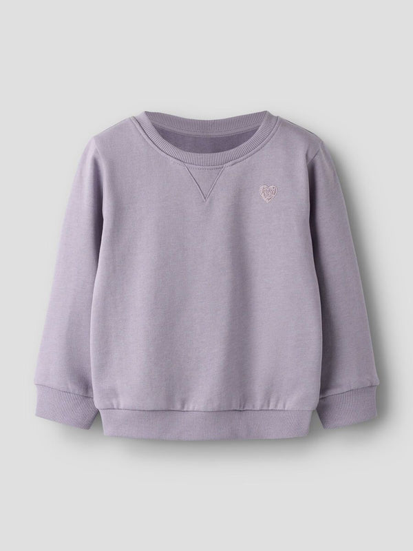 NAME IT MAGLIA FELPA LAVANDER GRAY